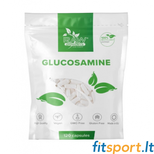 Raw Powders Glucosamine 120 kaps. 